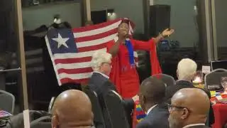 Liberia Rise Song at Liberian Fundraiser & Banquet in Georgia March 2023 - Networking with Bomani
