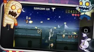 Monster Dash Gameplay: Basic Arcade-Style Platformer game
