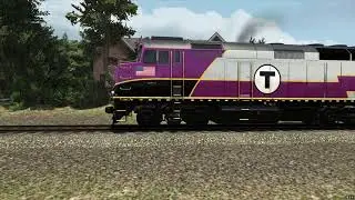 Train Simulator 2021 MBTA sound pack mod and 3CAT repaint showcase