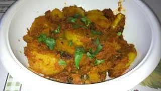 Punjabi Ganth Gobhi Sabzi | Knol Khol | Kohlrabi Vegetable Recipe In Hindi With English Subtitles