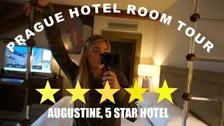 Augustine hotel room tour, IN PRAGUE!!!!