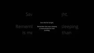 Save This! #edit #motivation #discipline #success #quotes #hustle #health  #doomscrolling #sleep