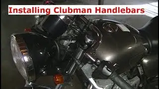 First time cafe racer build the handlebars