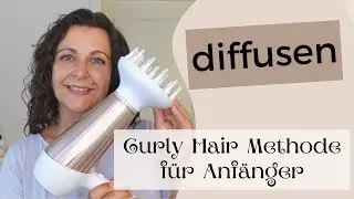 3 Arten, Locken frizzfrei zu diffusen - Pixi diffusen, Hovern, Hammock diffusen ~ Curly Hair Methode