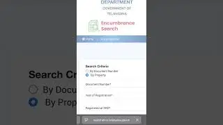 Checking Encumbrance Certificate Online | Watch👀 | #realestate #telangana #realestateinvesting