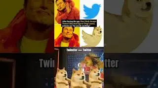 Elon muck changed Twitter logo to doge logo😜😜😜 #twitter #elon_musk #elonmusk #doge #dogememes