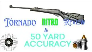 AARMR TORNADO NITRO 50 YARD ACCURACY TEST AND REVIEW| nitro piston air rifle long range accuracy