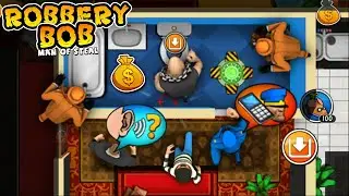Robbery Bob - Biffen & Shadow Bob Use All Tools Gameplay v.38