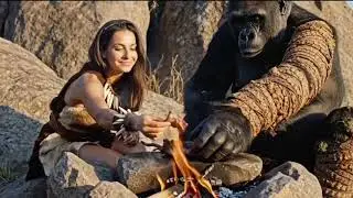 King Kong is love His Queen and pregnant | The King Defends His Queen Kong | Kiran Family Vlogs