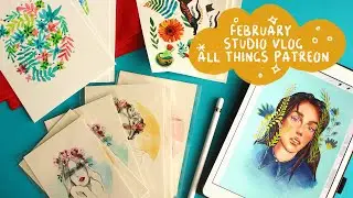 STUDIO VLOG FEBRUARY 2021 TALKING ALL THINGS PATREON