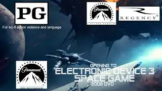 Opening to Electronic Device 3: Space Game 2006 DVD
