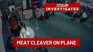 New video sheds light on meat cleaver incident at PDX, as union points to screening pressures