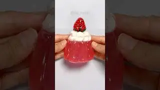 딸기푸딩 말랑이 만들기🍓Strawberry Pudding Squishy DIY with Nano Tape! #실리콘 테이프