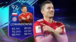 FIFA 19 TOTGS Lewandowski Review | 92 Lewandowski Player Review | Fifa 19 Ultimate Team