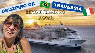 COMO É O CRUZEIRO DE TRAVESSIA ENTRE  BRASIL E ITÁLIA NO NAVIO MSC SEASHORE