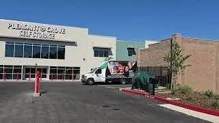 Happy Man Welcomes Guests to Pleasant Grove Self Storage Industrial Ave