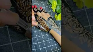 Simple mehndi stencils design easy aply girls hands #stencils