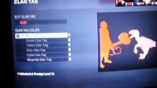 Black ops change clan tag color