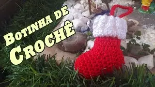 Botinha de Croch&ecirc; Natal - Line Therapy