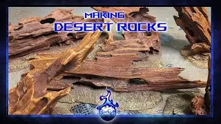 Easy to Make Desert Rocks for Your Gaming Table.