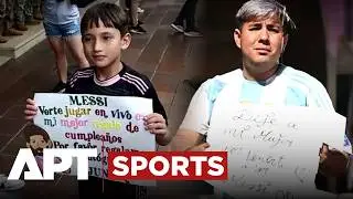 Fans Gather Outside Hotel as Messi Arrives in Ecuador Ahead of Friendly | APT