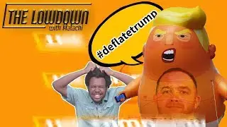 Giant Baby Trump Balloon STABBED by Angry Alabama Man