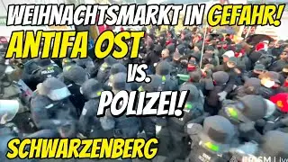 ANTIFA Ost gegen Polizei & Tradition! 😱 Ausnahmezustand Schwarzenberg 💥  B&uuml;rger schockiert & w&uuml;tend!