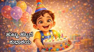 ಹುಟ್ಟು ಹಬ್ಬದ ಶುಭಾಶಯ | Happy Birthday Song for Kids | #kannada #kannadasongs #fillytunes