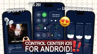 TERBARU! CONTROL CENTER iOS 26 WITH LIQUID GLASS | 2026 