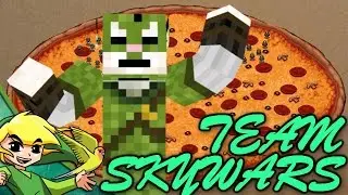 PIZZA CHALLENGE! - Minecraft Team SkyWars