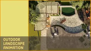 Outdoor sitting area design | outdoor landscape Animation