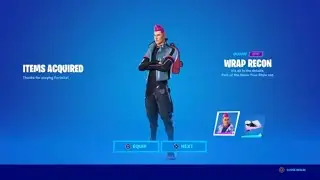 Buying Wrap Recon in Fortnite!