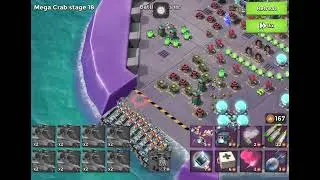 Boom Beach - Mega Crab - Attack 808 (Clear=Free Attack) (New Year Crab=Fireworks 2025) (Reverse)