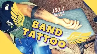 Arm Band Tattoo in Rajkot | Simple Tattoos Ideas for men | AB MAROON ARTS