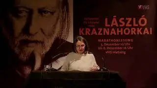 Marathonlesung 2025 &ndash; Michaela Adelberger liest L&aacute;szl&oacute; Krasznahorkai | 82