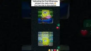 😎 crazy WhatsApp Stickers | Must Save 🔥 #whatsapp #whatsappstickers #stickers #memes #shorts