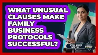 What Unusual Clauses Make Family Business Protocols Successful? - Keeping Business In The Family