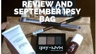 August Ipsy Review and my September Glam Bag