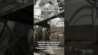 The new Raymond mill  From 4 cm to 400 mesh (adjustable) #raymondmill  #factory #grindingmill
