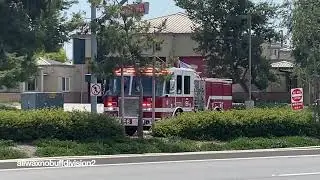 OCFA Engine 6 Responding