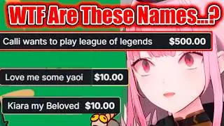 When Calli Realizes It Wasn&rsquo;t A Very Good Idea To Read Every Donation Name&hellip;