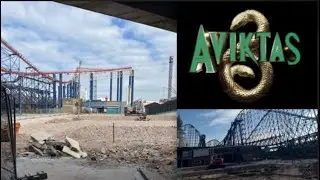 Aviktas Blackpool Pleasure Beach construction update 24th August 2025