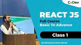21 - React Class 1 | Basic Folder Structure & Components | Created Project with Vite | CoDev | Umair