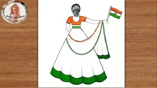 Independence Day Drawing // 15th August Ke Liye Drawing // 15 August Drawing