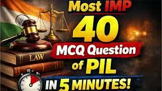 Public interest litigation (PIL) || AIBE || Most imp MCQ || Top 40 questions 