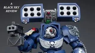 Joytoy Warhammer 40k Ultramarines Terminator Brother Andrus 1:18 Scale Action Figure Review.