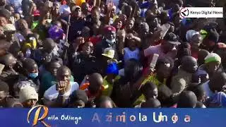 SONGS AND DANCES AS RAILA LEADS DEMOS IN MATHARE, NAIROBI!!