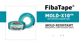 FibaTape® Mold-X10™ Drywall Tape - How-to Install