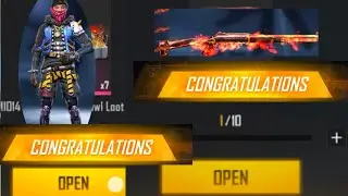 🥰FREE FIRE CRATE OPEN🥰street couple loot crate & m1014 underground howl loot crate #proprasanta