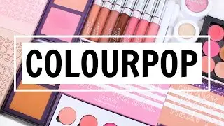 NEW! COLOURPOP SPRING 2017 COLLECTION SWATCHES & OVERVIEW